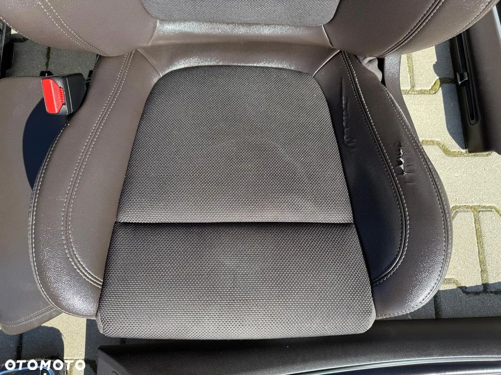 RENAULT ESPACE V KOMPLET FOTELI 5 OSÓB BRĄZOWA PÓŁSKÓRA GRZANE PRZÓD TYŁ - 7