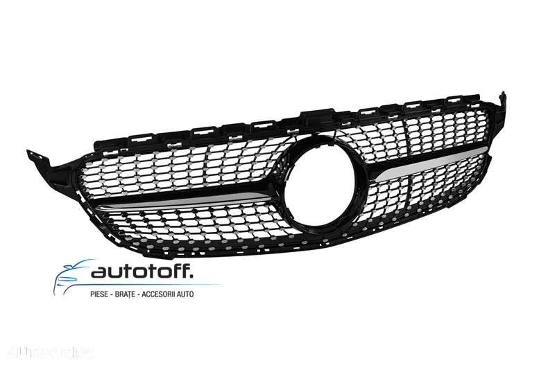 Grila centrala Mercedes C-Class W205 S205 C205 A205 (14-18) Diamond Design - 5