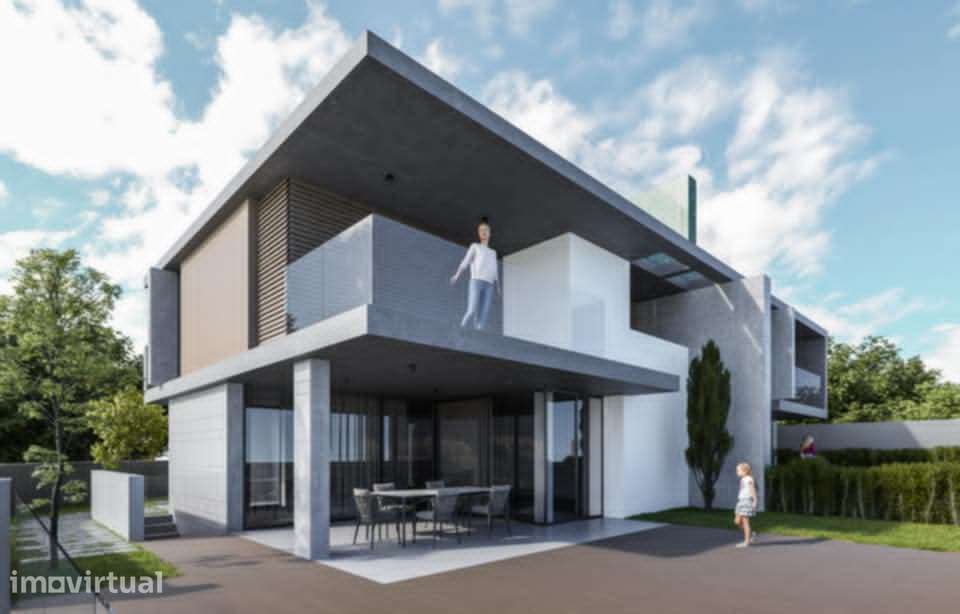 Terreno com Projeto para 2 casas geminadas T3 Aprovado - Grande imagem: 2/10