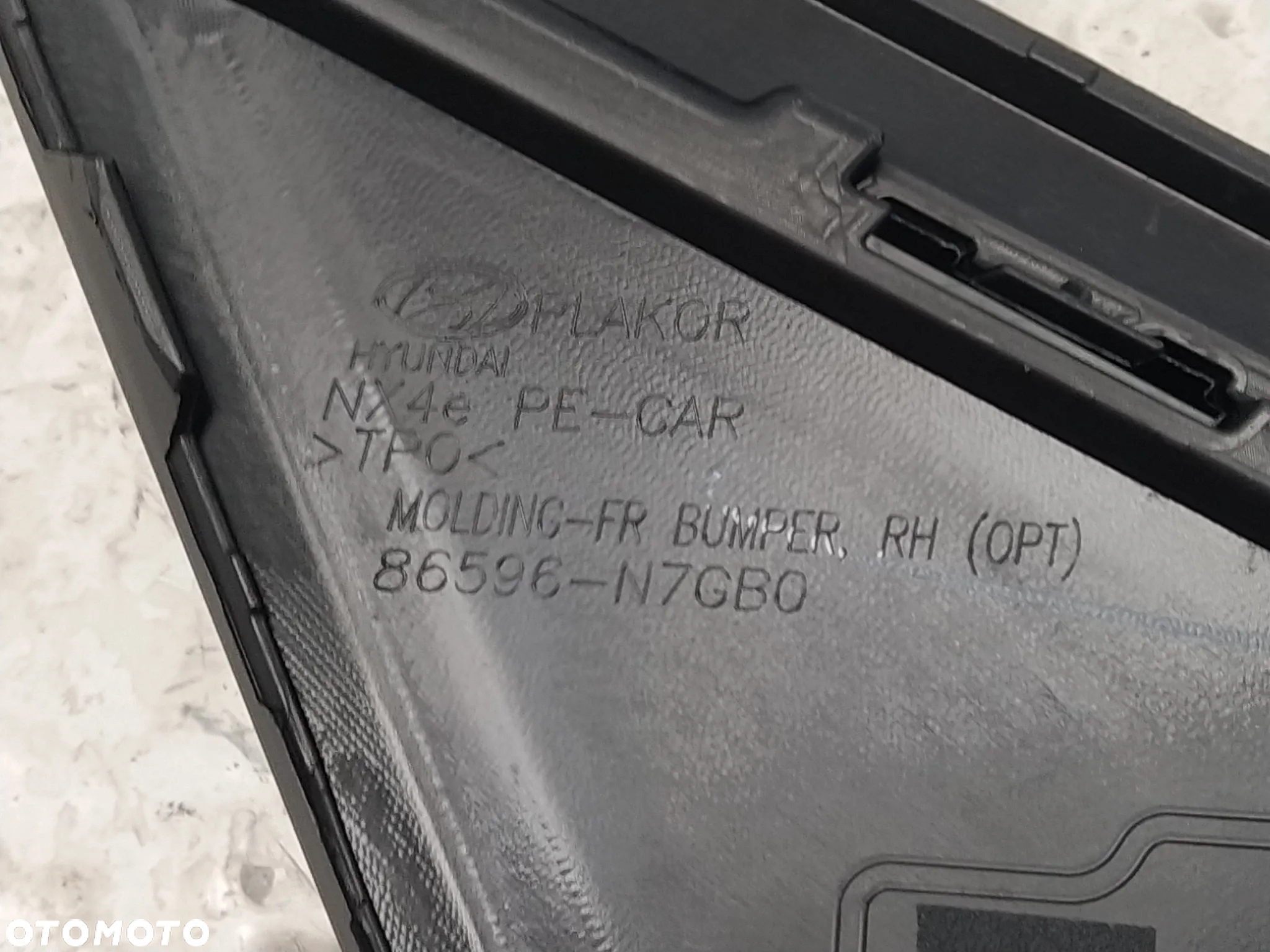 HYUNDAI TUCSON 4 IV LIFT 24- LISTWA LISTWY DOKŁADKA DEKOR ZDERZAKA PRZÓD PRZEDNI PRAWY LEWY KOMPLET ORYGINAŁ - 12
