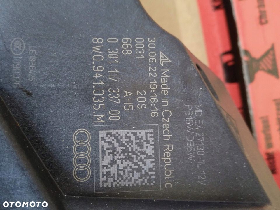 Lampy Oryg. Audi A4 B9 Full Led Matrix Europa PL - 4