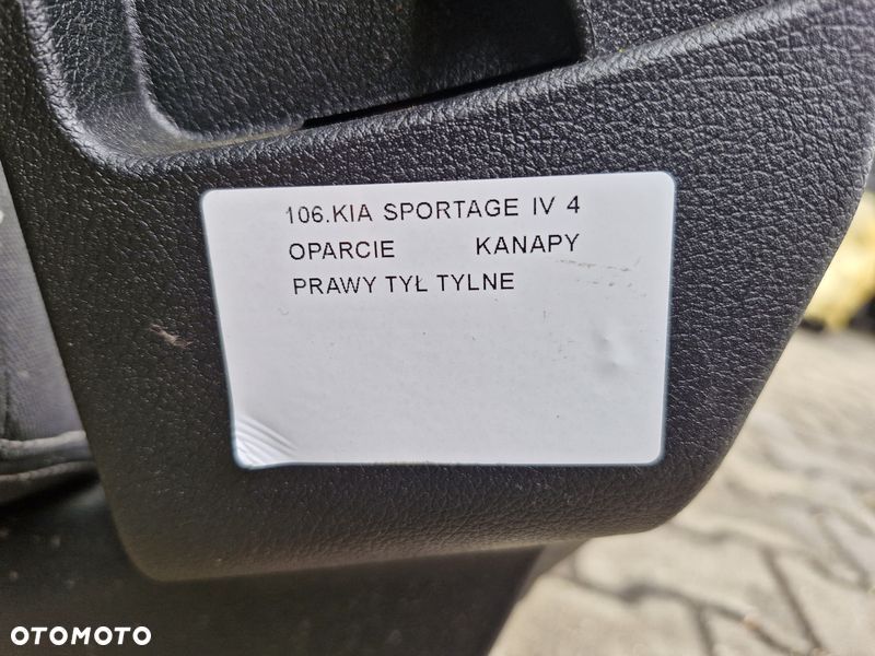 kia sportage iv 4 oparcie kanapy prawy tył tylne - 6