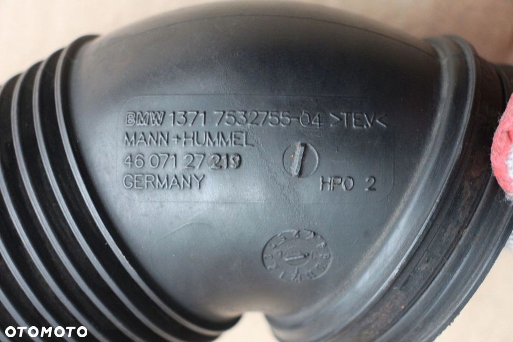 Rura przewód powietrza przepustnicy BMW n46 e90 e91 7532755 - 3