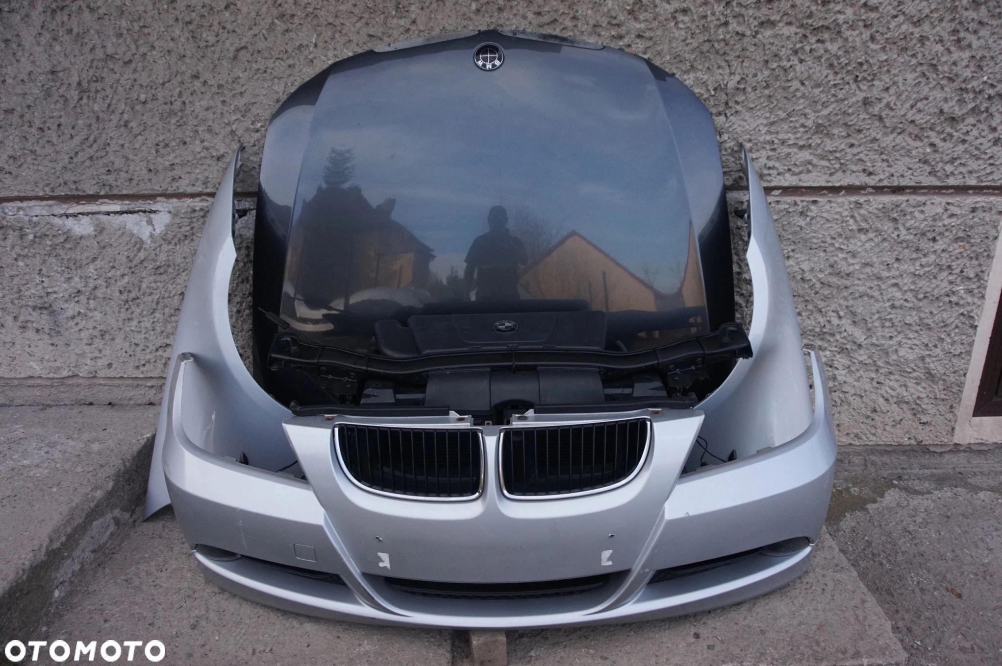 ZDERZAK MASKA BŁOTNIK KOMPLETNY PRZÓD BMW 3 E90 E91 - 1