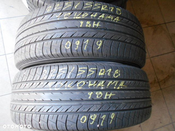 Opony 225/55r18 yokohama bluearth e70 6,5mm lato para