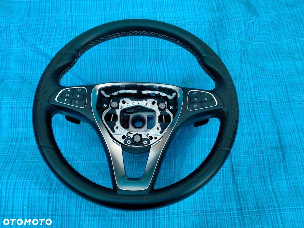 Mercedes X W470 Kierownica Łopatki skóra - 1