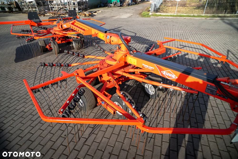 Kuhn ZGRABIARKA GA 6632 ZGRABIARKA KUHN 2 KARUZELE Zapraszam Posiadam wiele maszyn Ciagnik Prasa Kosiarka - 10