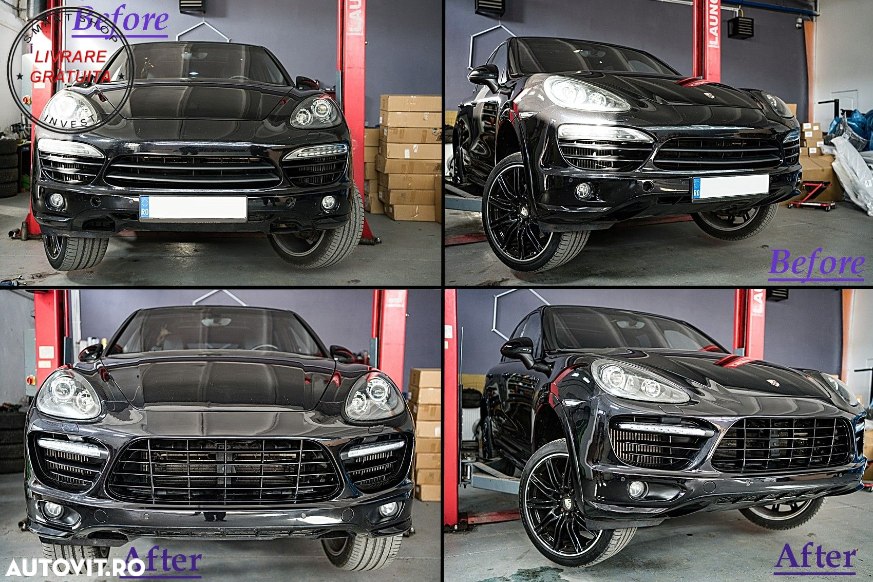 Bara Fata Porsche Cayenne 958 92A Pre-Facelift (2010-2014)- livrare gratuita - 9