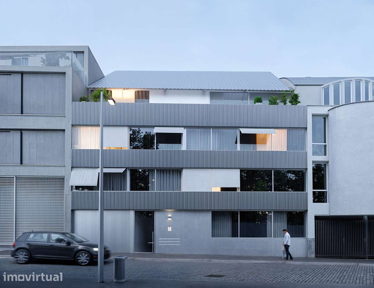 T1 c varanda poente, em construção, no Bairro dos Músicos | Porto - Grande imagem: 5/9