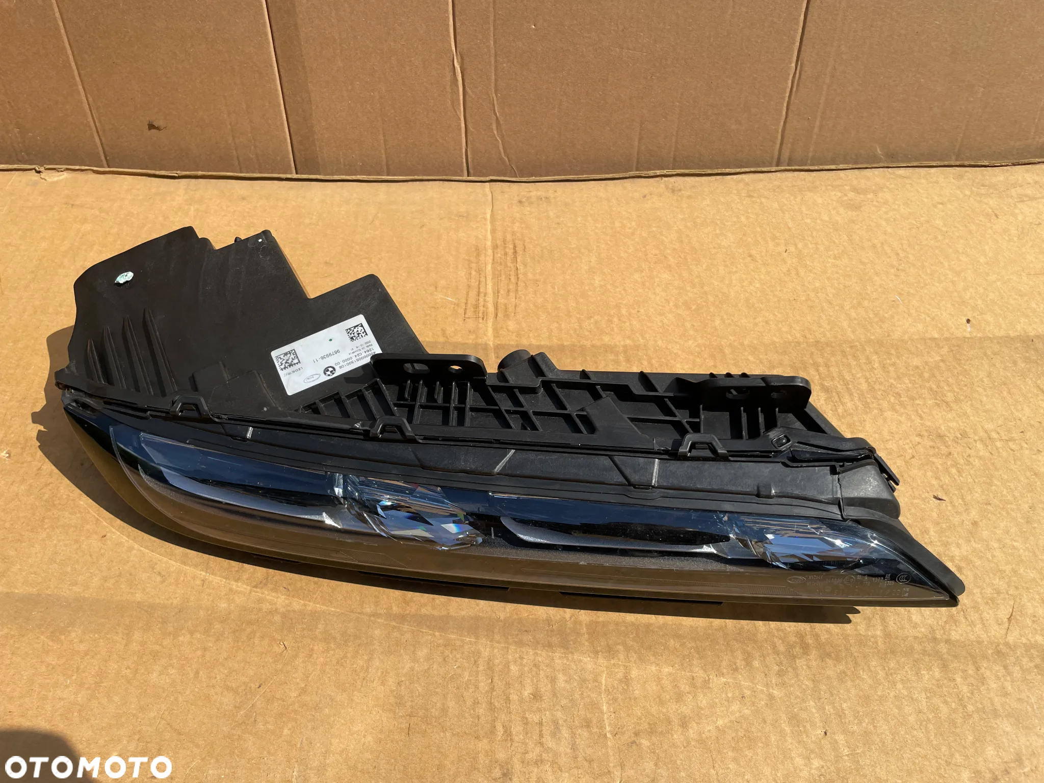 BMW 7 G70 I7 CRYSTAL KRYSZTAŁ SWAROVSKI ORYGINALNA LAMPA PRZEDNIA LEWA PRAWA FULL LED DRL 9879935 9879936 EUROPA PARA - 9