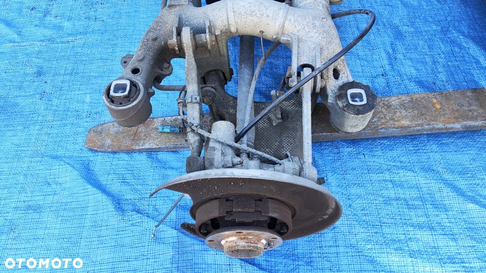 ZAWIESZENIE TYŁ TYLNE KOMPLETNE SANKI BELKA ZWROTNICA PIASTA WAHACZ MOST DYFER DYFERENCJAŁ 3.91 3,91 PÓŁOŚ LEWA PRAWA  6770842 7560606 BMW E63 E64 LCI LIFT 630i 3.0i N53 - 3