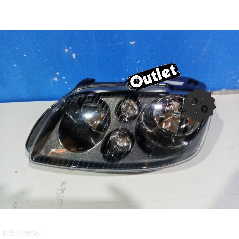 R146616C1 FAROL ESQ VOLKSWAGEN VW CADDY 04-10 TOURAN 03-06 FUNDO PRETO - 6