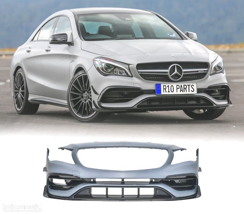 PARA-CHOQUE DIANTEIRO MERCEDES CLASE CLA W117 17-19 LOOK CLA45 AMG - 1