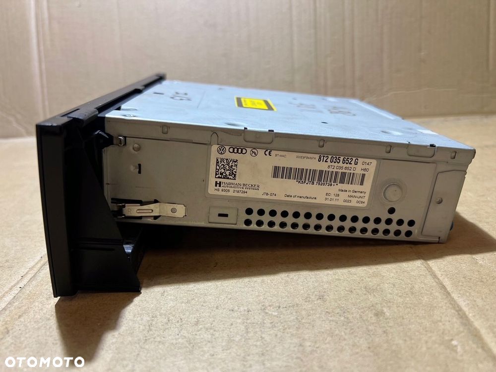 AUDI A4 B8 A5 8T CZYTNIK NAWIGACJI MULTIMEDIA 8T2035652G 8T2035652D - 5