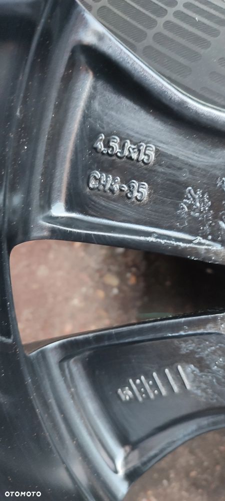 Koła Felgi Aluminiowe Oryg. Citroen C1 Peugeot 108 Toyota Aygo 15 Cali 4x100 4,5Jx15 Et35 Ø54,1mm Continental 165/60/15 2015r 5,8-6,5mm Starogard Gdański - 16