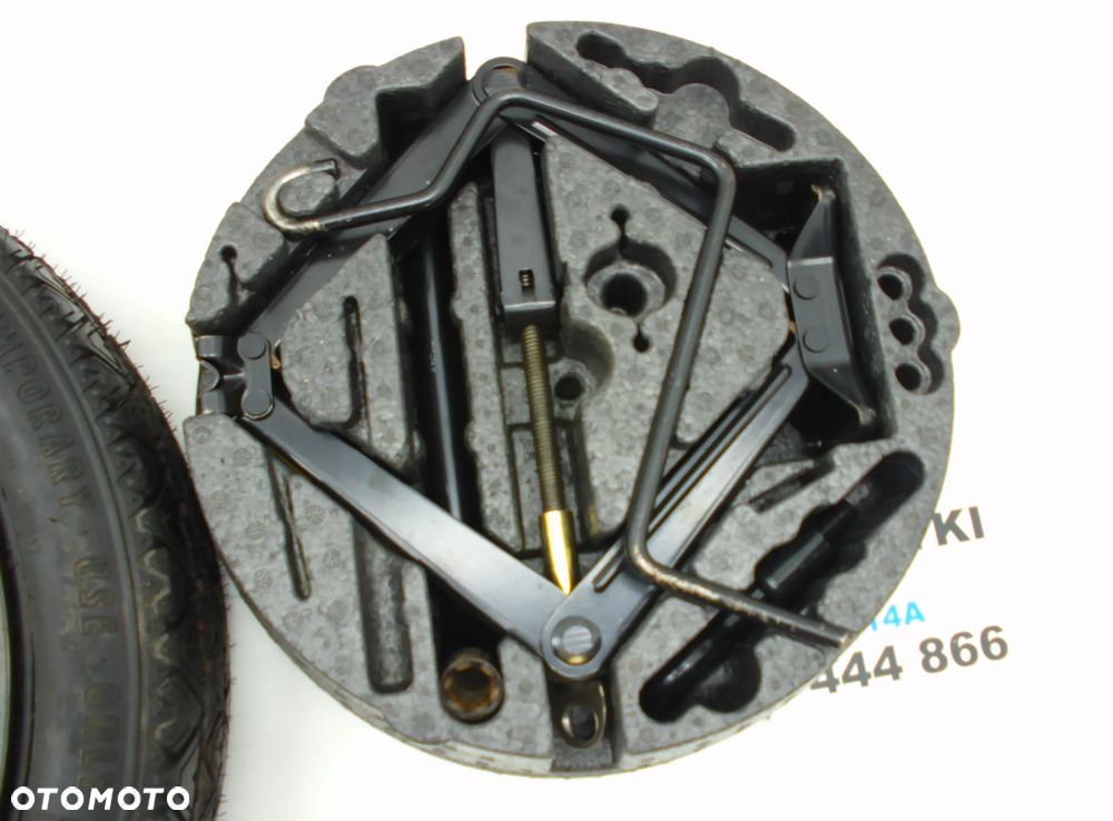 Saab 9-5 9-3  koło dojazdowe zapas lewarek podnośnik zestaw - 4