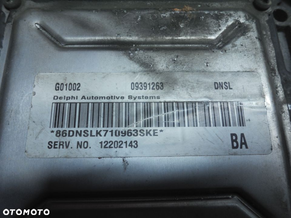 OPEL VECTRA ASTRA G 2.2 16V STEROWNIK SILNIKA 12202143 BA - 2