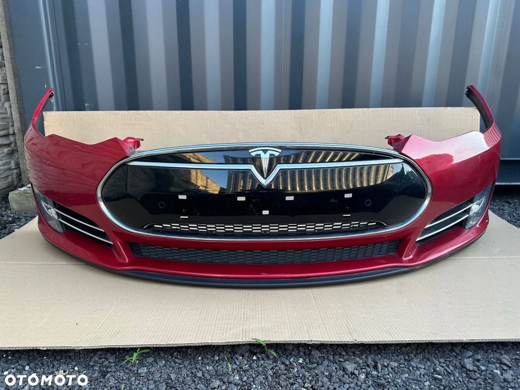 ZDERZAK Tesla Model S KOMPLETNY DEMONTAŻ ORYGINAŁ - 1