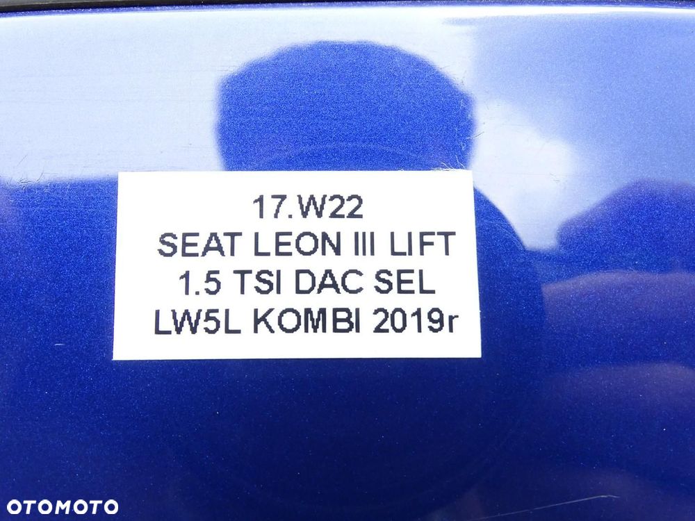 DRZWI LEWY PRZÓD LEWE PRZEDNIE LW5L SEAT LEON III 5F 12-16r 5D 5 DRZWI - 16