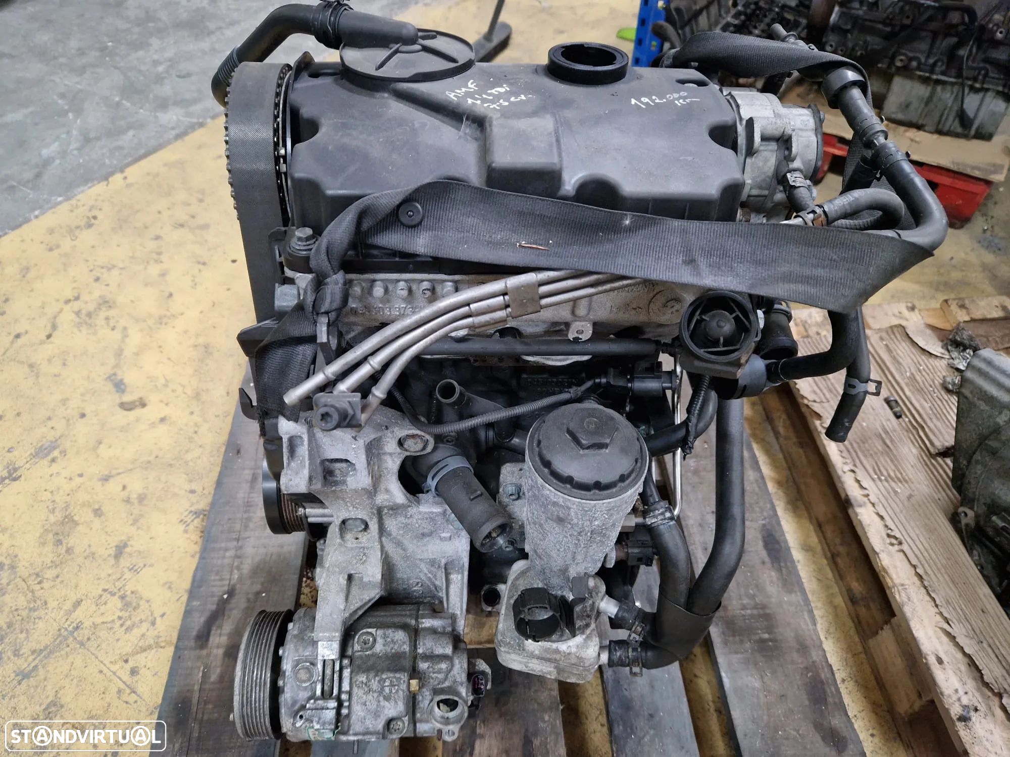 Motor usado para peças AMF VW POLO 1.4 TDI SEAT IBIZA SKODA FABIA BNM - 1