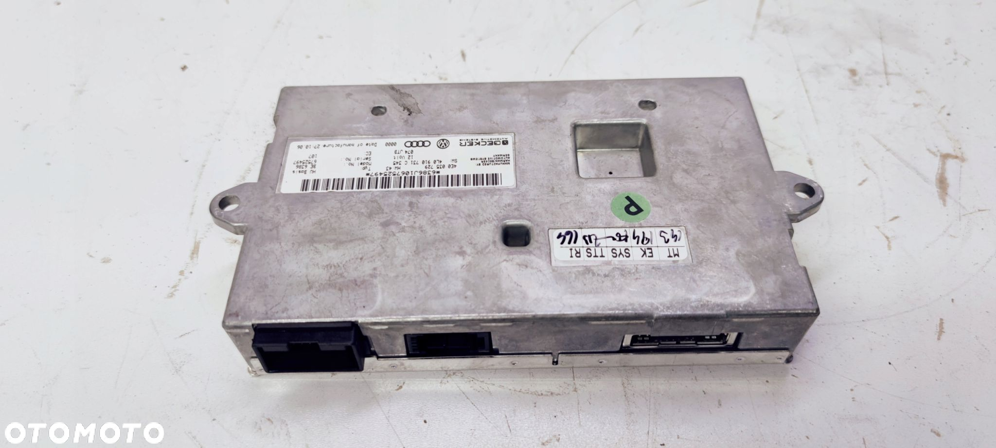 STEROWNIK MODUŁ MMI Q7 A6 C6 4E0035729 4L0910731C - 5