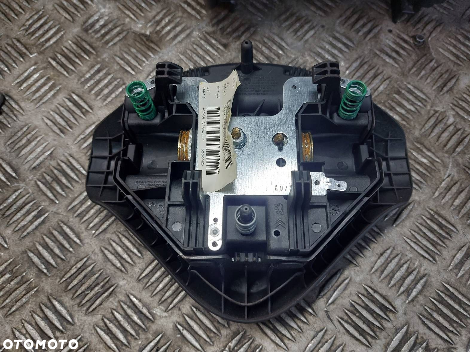 KOKPIT DESKA PODUSZKI MODUŁ AIRBAG PEUGEOT 207 I 9663593480 96500674 - 4