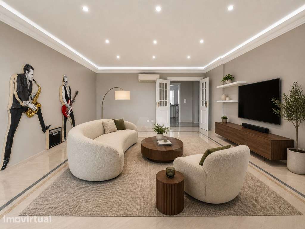 Apartamento T3 em Cascais com Vista Mar a 5 minutos da praia - Grande imagem: 5/31