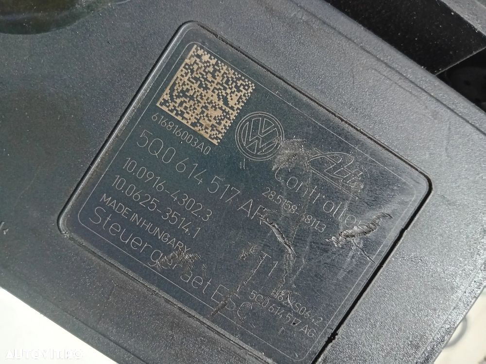 Modul Pompa ABS Audi A3 8V Skoda Octavia 3 Vw Seat Cod 5Q0614517AF An 2013+ - 8