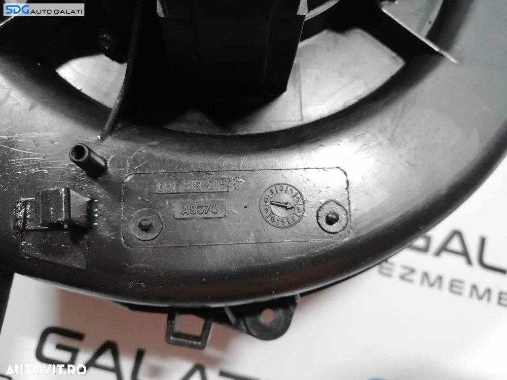Aeroterma Motoras Ventilator Habitaclu Bord Volkswagen Polo 9N 2002 - 2008 Cod 6Q1819015G  [LR1556] - 6