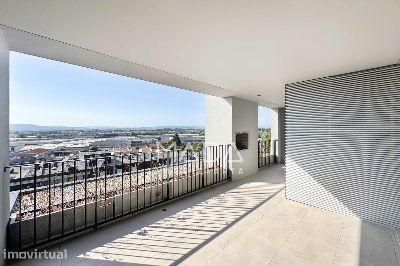 NOVO Apart. T1 (último piso) c/garagem  e terraços em Real, Braga - Grande imagem: 4/29