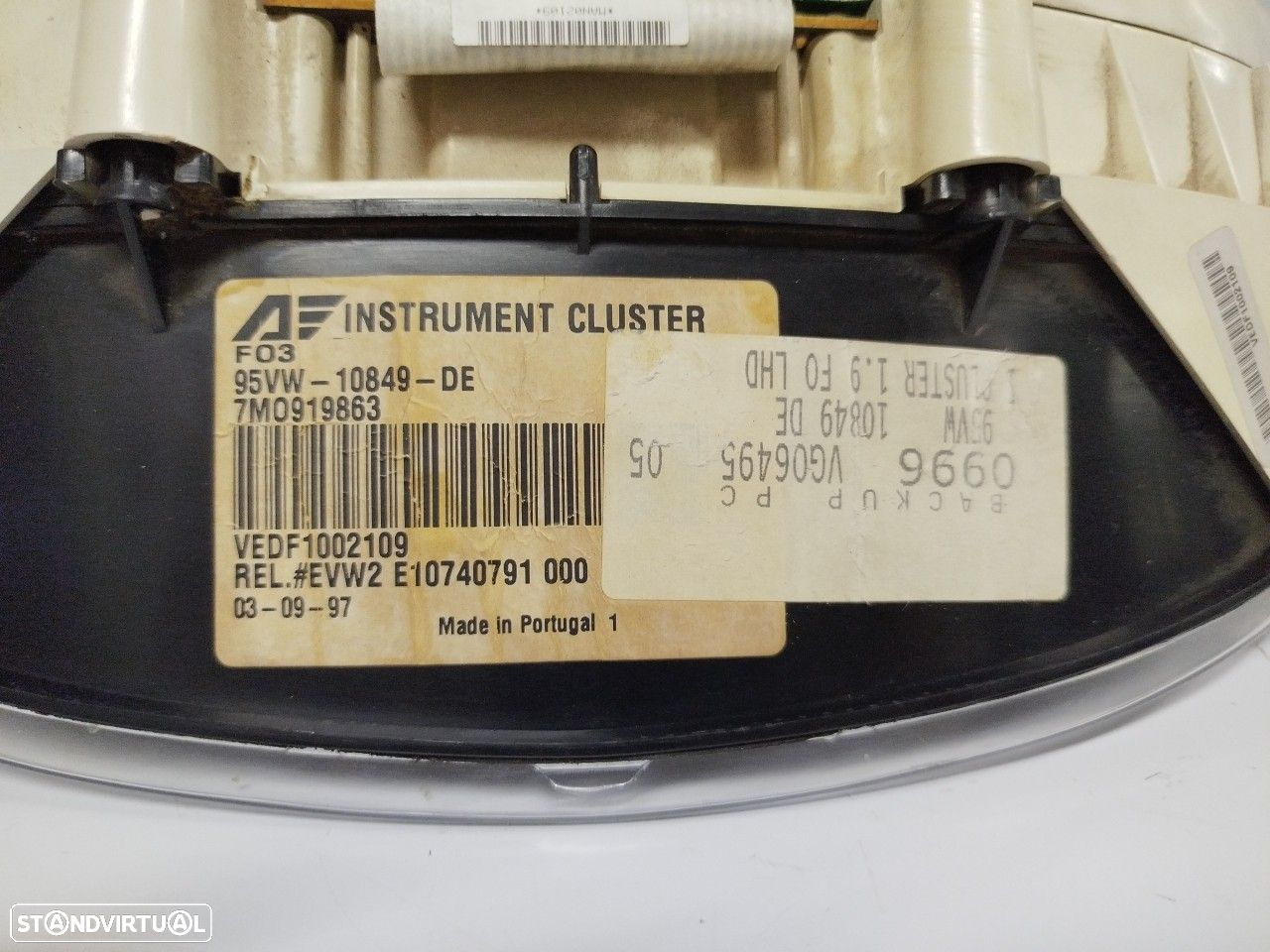 Quadrante/ Painel De Instrumentos Ford Galaxy (Wgr) - 4