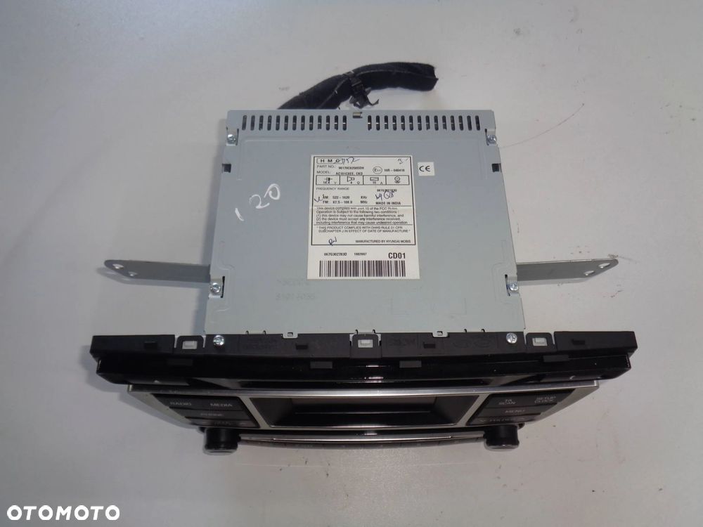 hyundai i20 ii fabryczne radio mp3 bluetooth 14-20 - 3