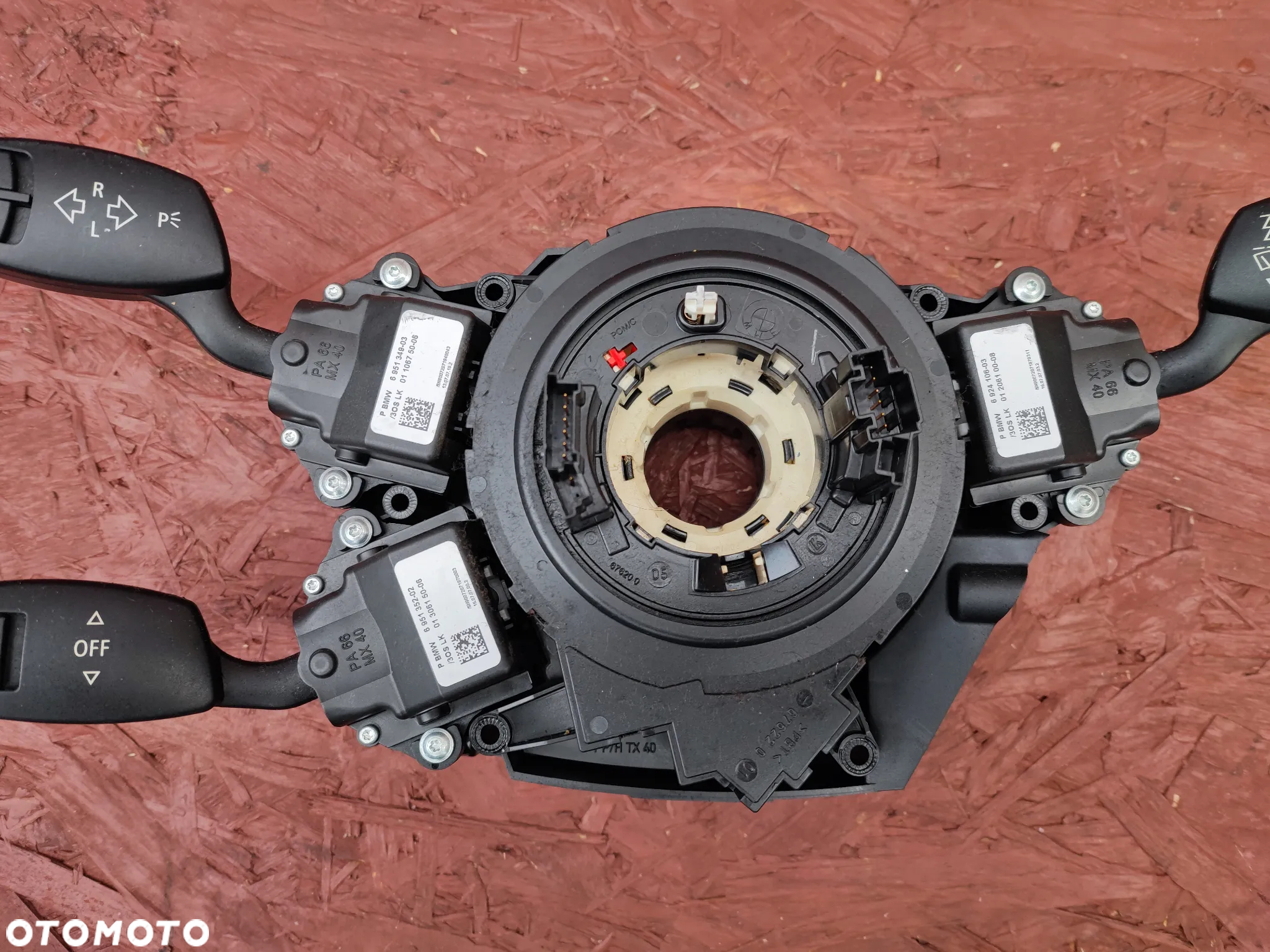 BMW E60 / E61 / E63 / E64 ORYGINALNA TAŚMA KIEROWNICZA / PAJĄK / CZUJNIK KĄTA SKRĘTU / MANETKI / KASETA POLIFT LCI O NR. 6 976 394 / 6 951 349 / 6 951 352 / 6 924 106 OEM - 5