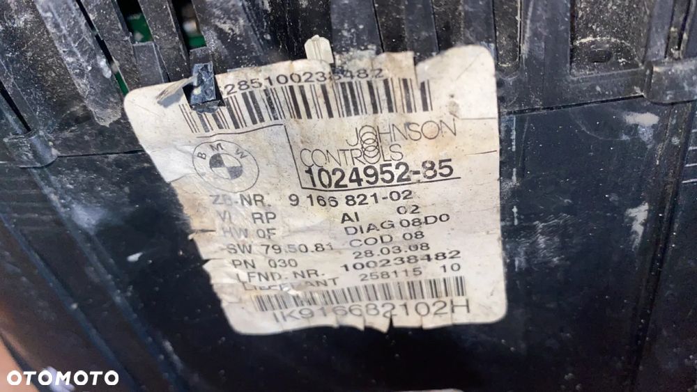 BMW E87 LICZNIK DIESEL 9166821 - 5