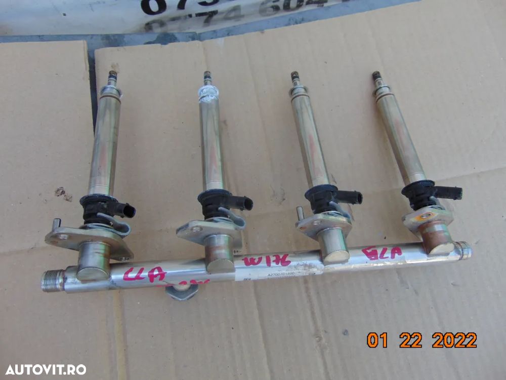 rampa injectoare Mercedes 1.6 benzina CLA W156 X156 GLA W256 W246 w176 A Class B Class w213 - 1