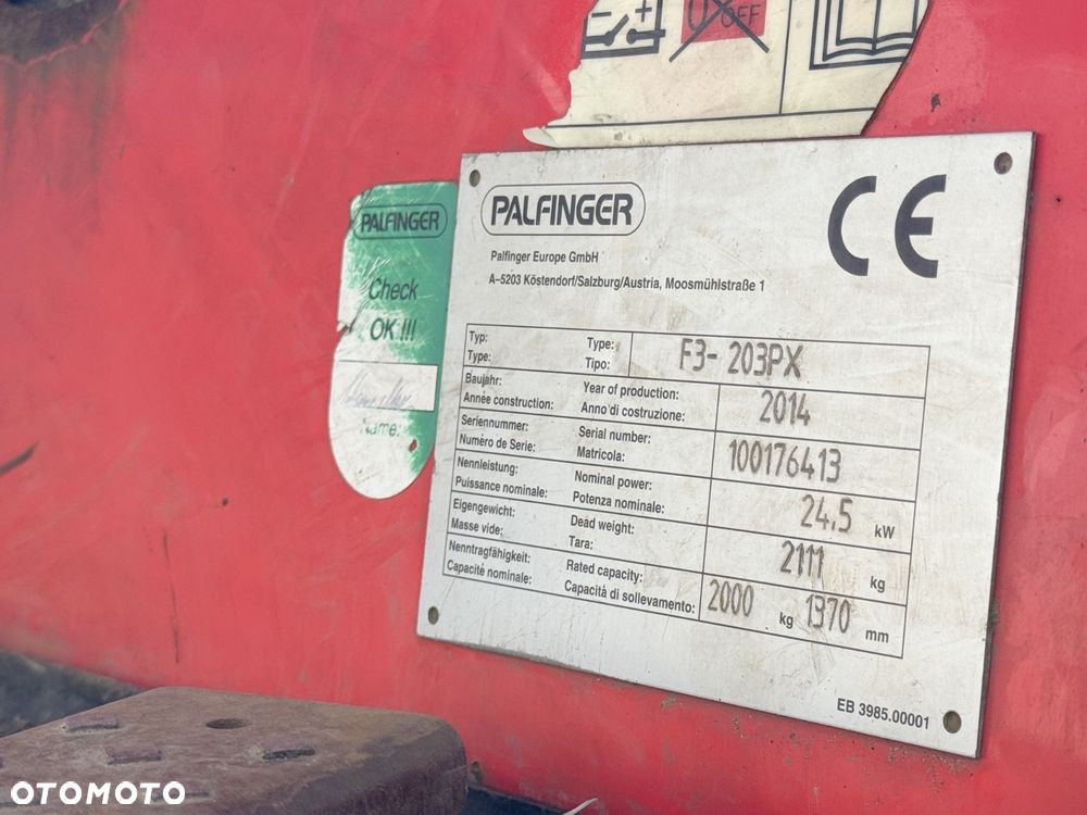 Scania R410 // 6x2 // 7,7m // Wózek Palfinger F3-203PX // Zawiesie // Dach podnoszony // Oś podnoszona // - 13