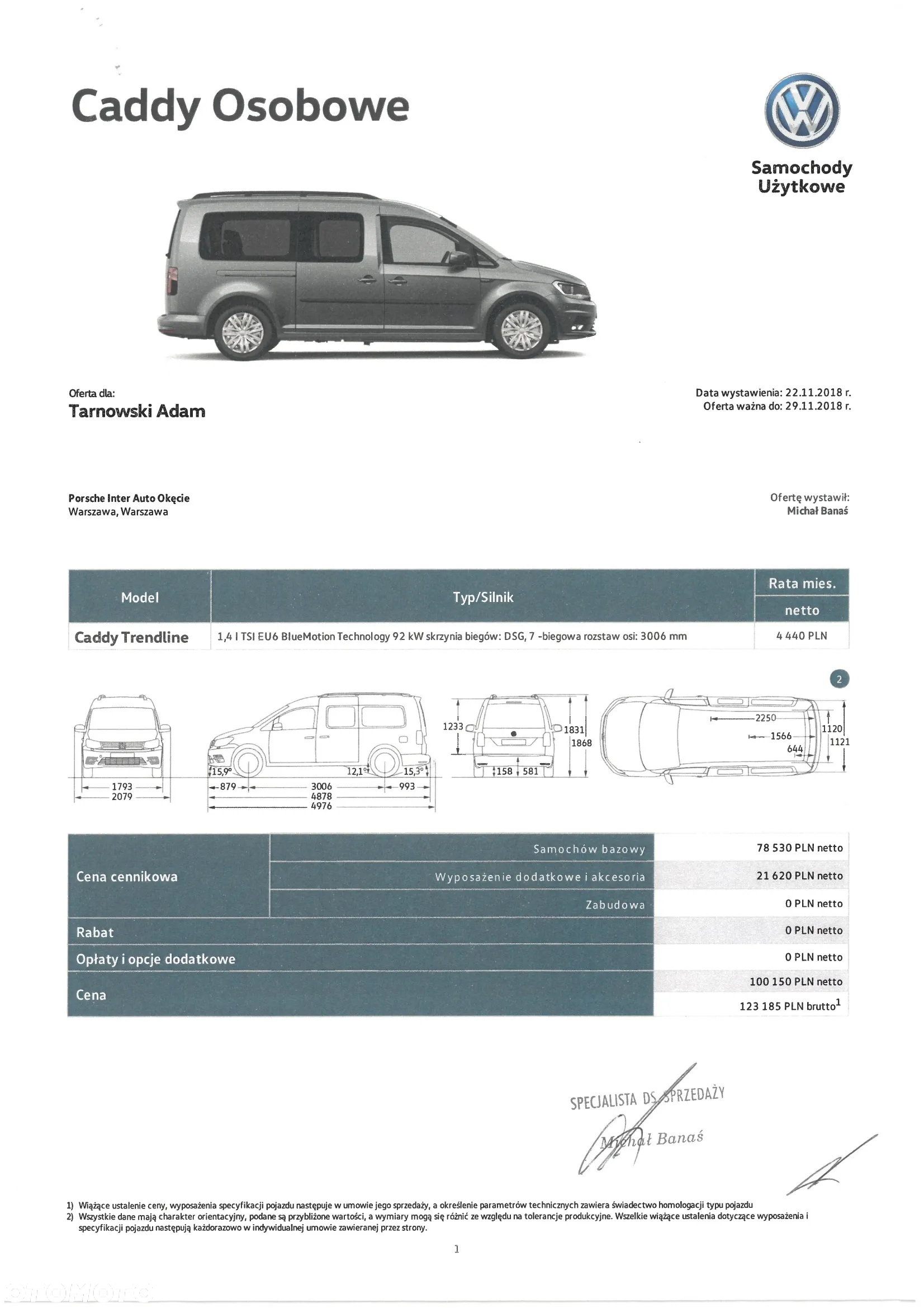 Volkswagen Caddy Maxi 1.4 TSI Trendline DSG - 23