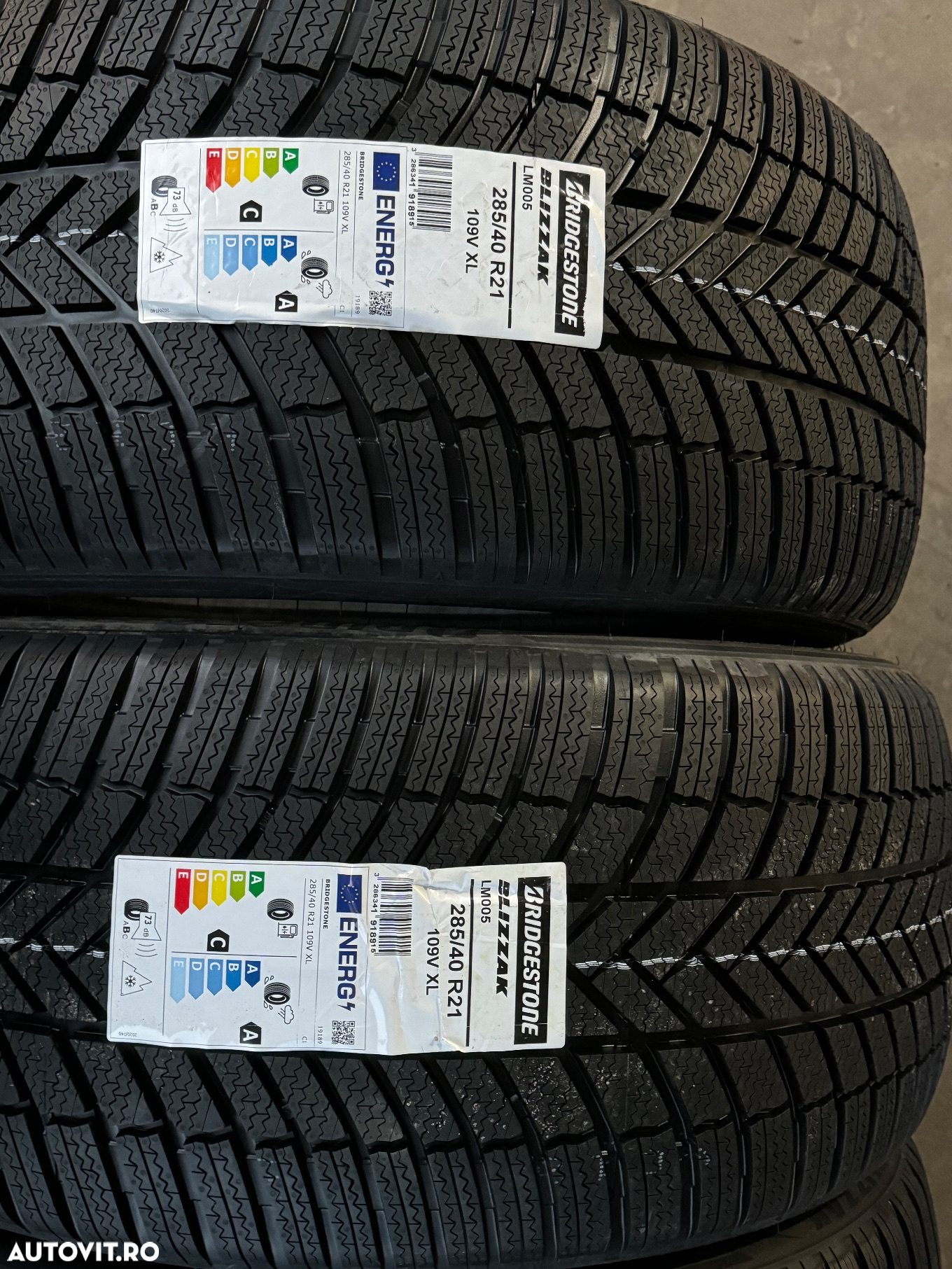 Vând set anvelope 285/40/21-315/35/21 Bridgestone de iarna noi - 2