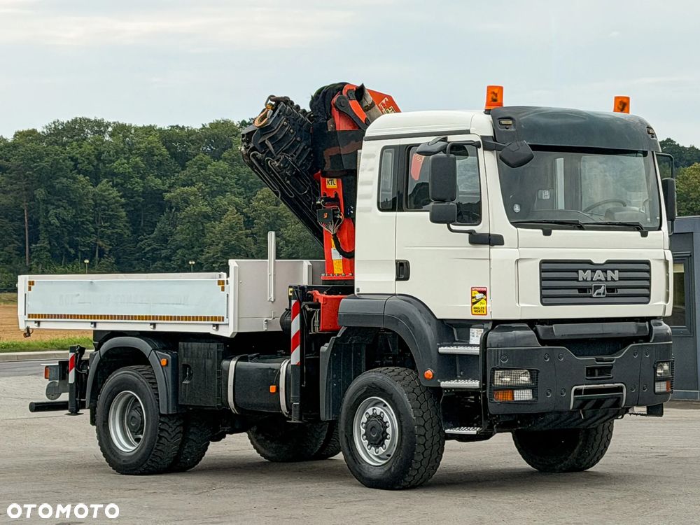 MAN TGA 18.430 * SKRZYNIA 3,45 m * PALFINGER PK 29002 + PILOT * 4x4! - 5