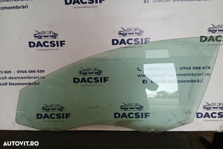 Geam usa fata stanga 43R-00082 43R-00082 Volkswagen VW Passat B6 [200 - 1