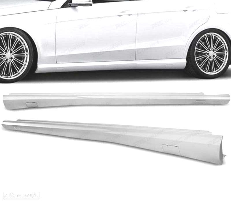 EMBALADEIRAS LATERAIS MERCEDES CLASE E W212 BERLINA KOMBI 09-13 LOOK AMG - 1