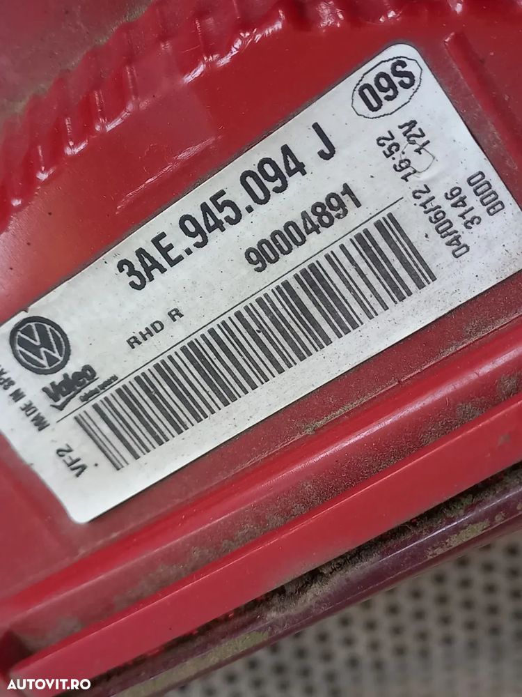 Stopuri Lampa Stop Tripla Stanga dreapta LED De Pe Portbagaj Vw Passat B7 An 2011-2012-2013 2014-20 - 9