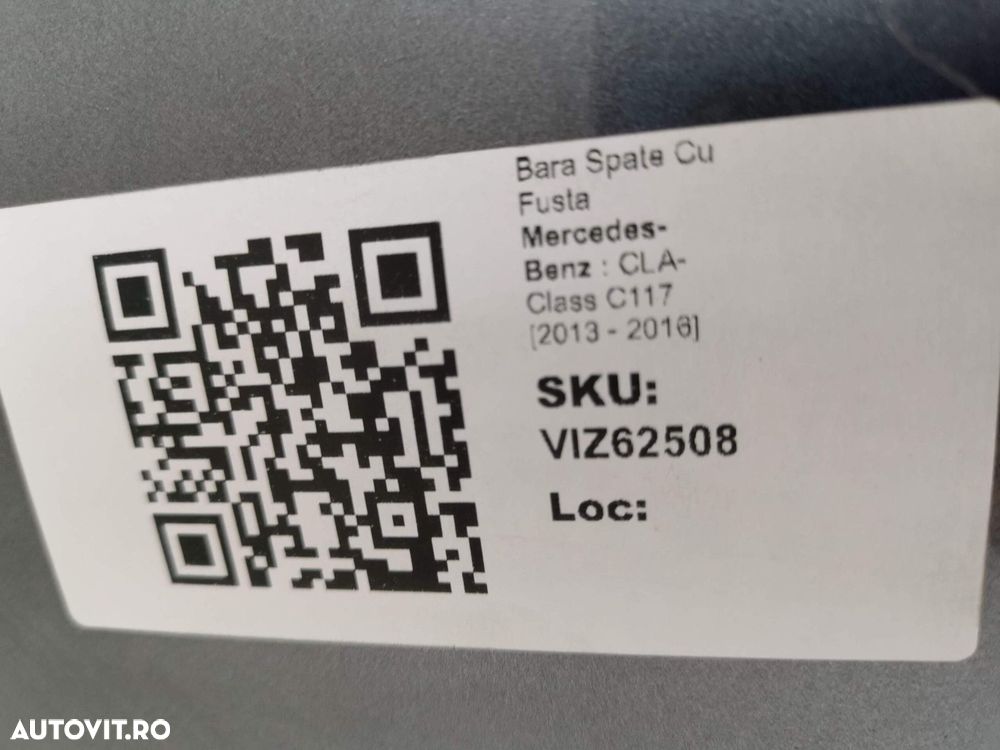 Bara Spate Cu Fusta Mercedes-Benz  CLA-Class C117 2013 2014 2015 2016 - 8