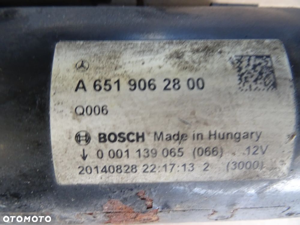 Rozrusznik Mercedes W212 A6519062800 - 2