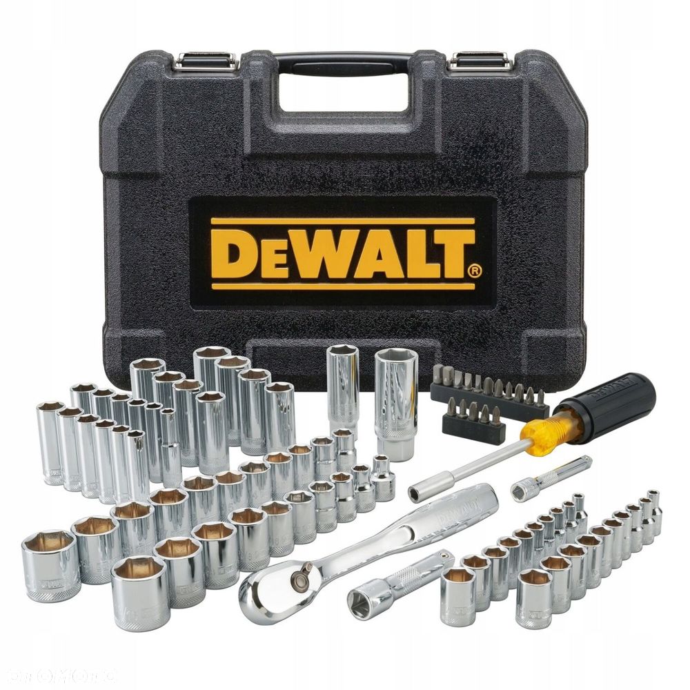 ZESTAW NARZĘDZIOWY DEWALT KLUCZE NASADOWE 84 EL. - 1