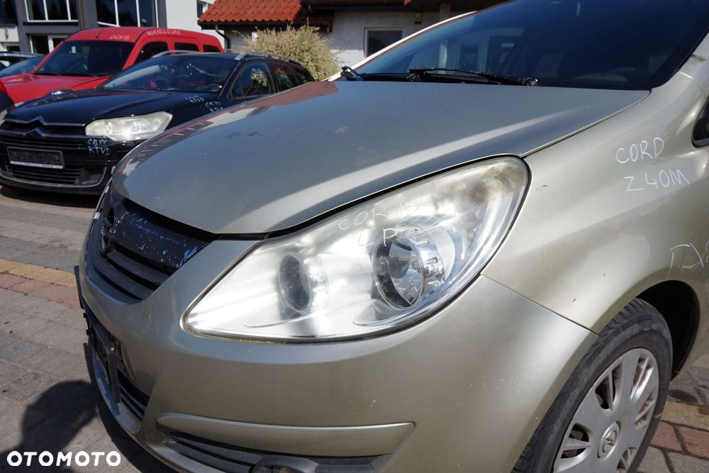 MASKA ZDERZAK BŁOTNIKI LAMPY CORSA D IV Z40M  OPEL 2006-2011 ZŁOTY PRZÓD KOMPLETNY - 20