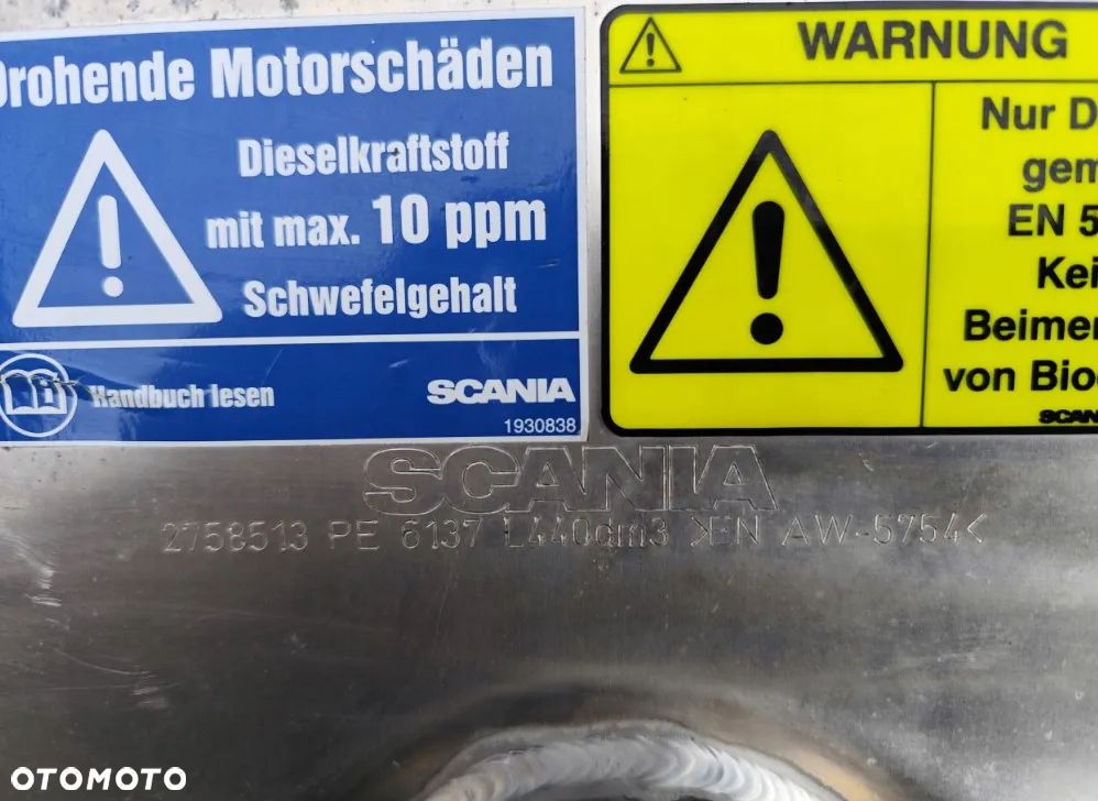 ZBIORNIK PALIWA SCANIA 440L 2758513 - 3