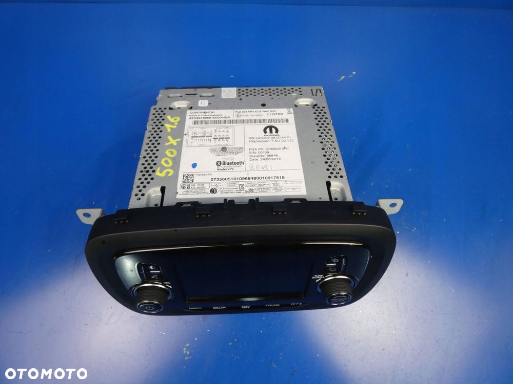 FIAT 500X 500 X RADIO FABRYCZNE NAWIGACJA - 2