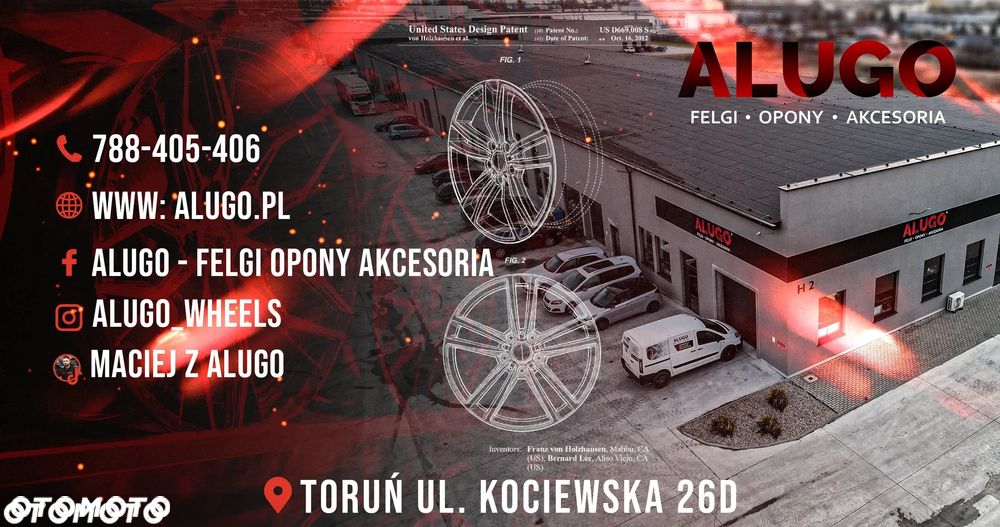 Koła zimowe Concaver CVR1 22" 9J 33ET Blank + Opony Hankook 255/40 R20 - 10