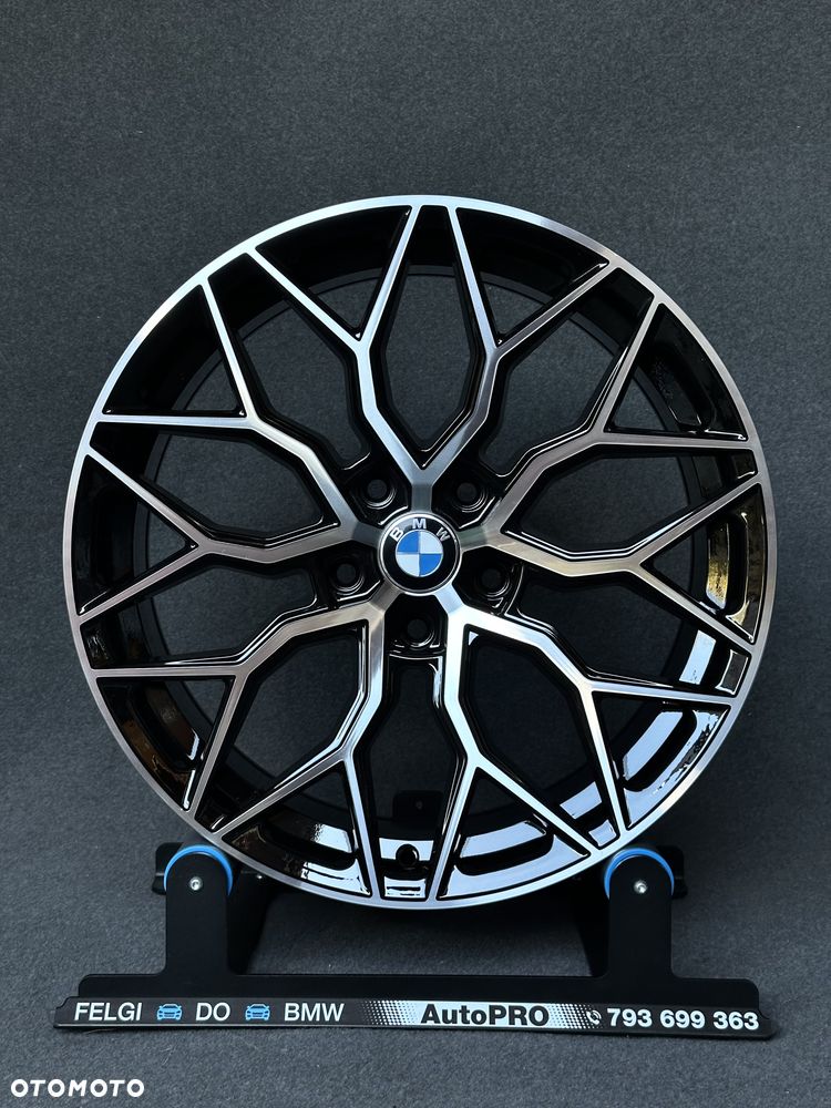 NOWE Felgi do BMW 19” 5x120 czarny połysk/polerowane fronty - 1